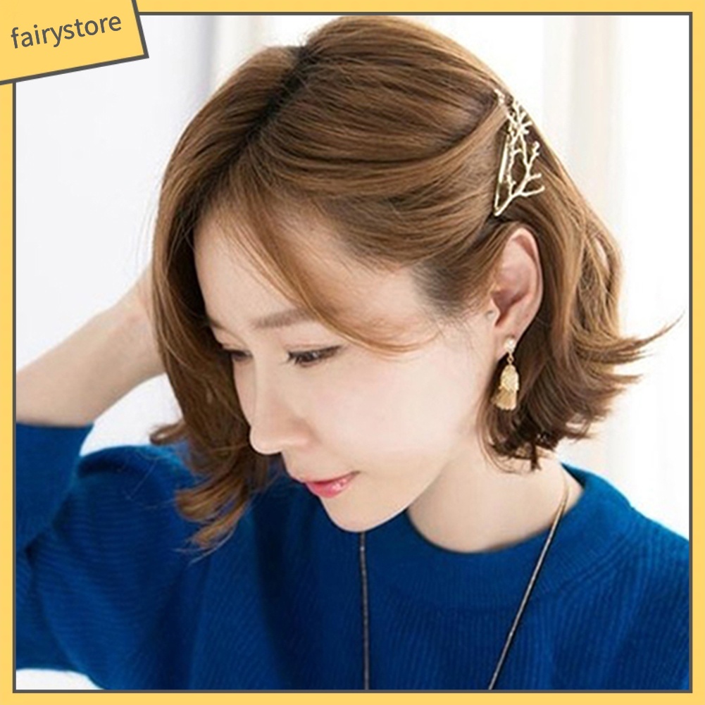 Kẹp Tóc Hình Sừng Hươu Vintage Cho Nữ 1 Cái