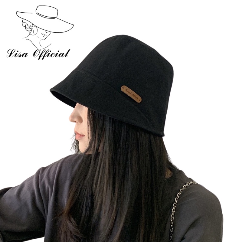 Mũ Bucket 💖 Lisa Official 💖 Nón bucket trơn vành nón tai bèo tròn 3 màu thời trang phong cách unisex nam nữ - SV-1