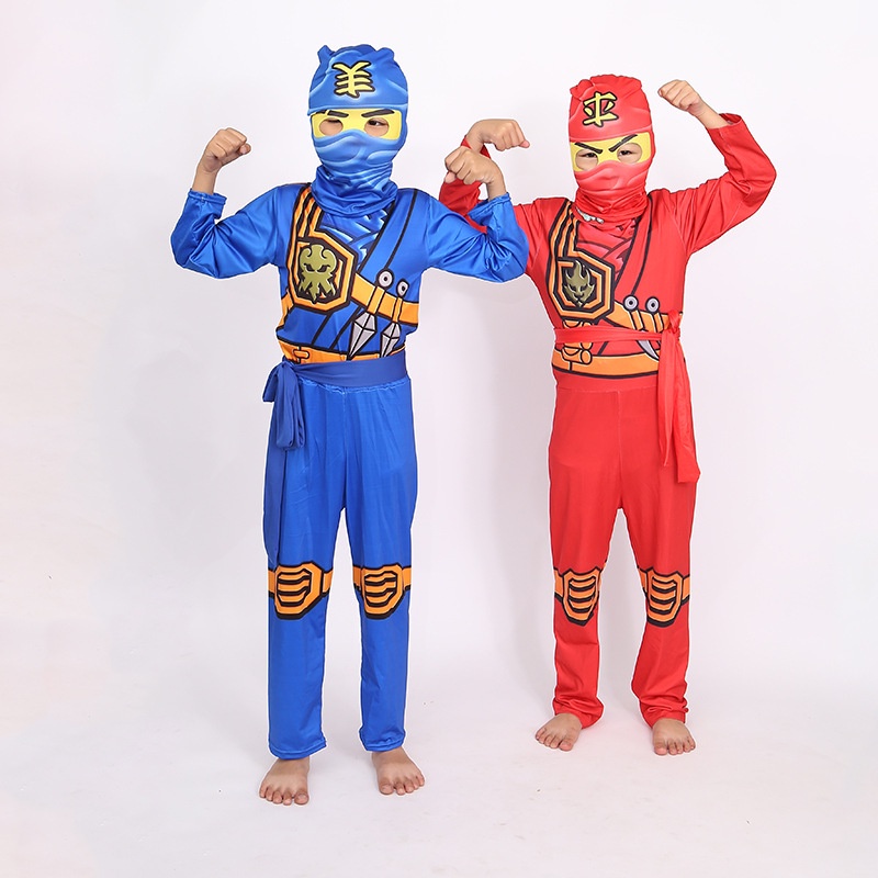 Bộ Áo Liền Quần Hóa Trang Nhân Vật Anime Lego Ninjago Vui Nhộn Cho Bé