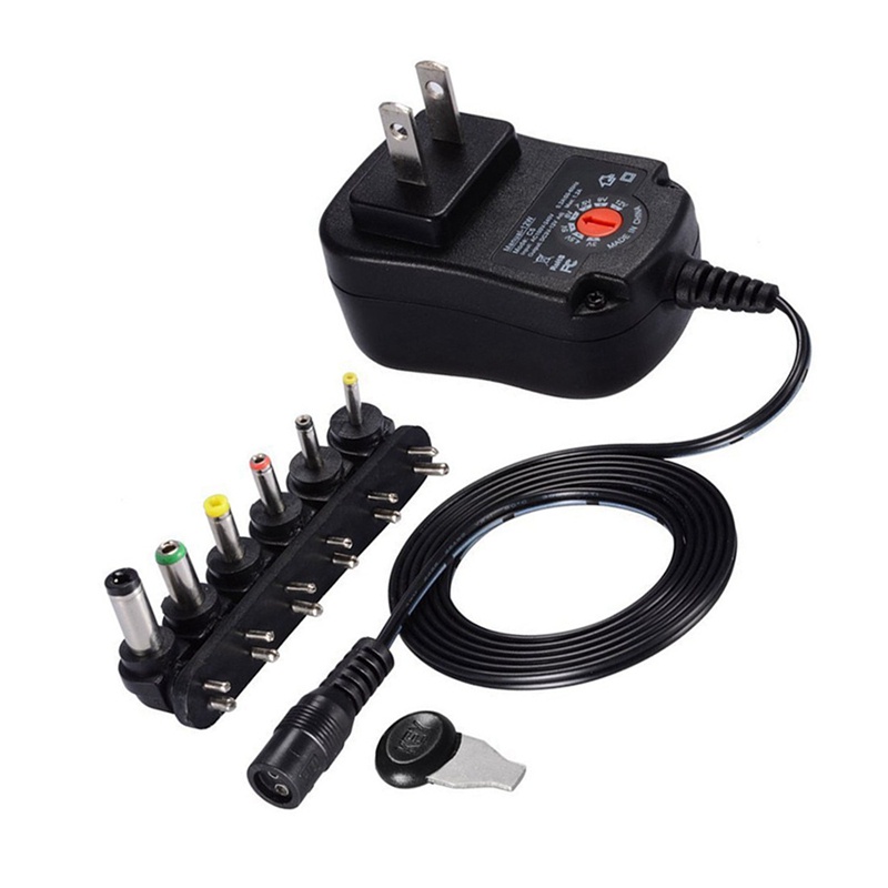 Cục Sạc Điều Chỉnh Được 12W 3V 4.5V 5V 6V 7.5V 9V 12V 1A AC / DC 1A