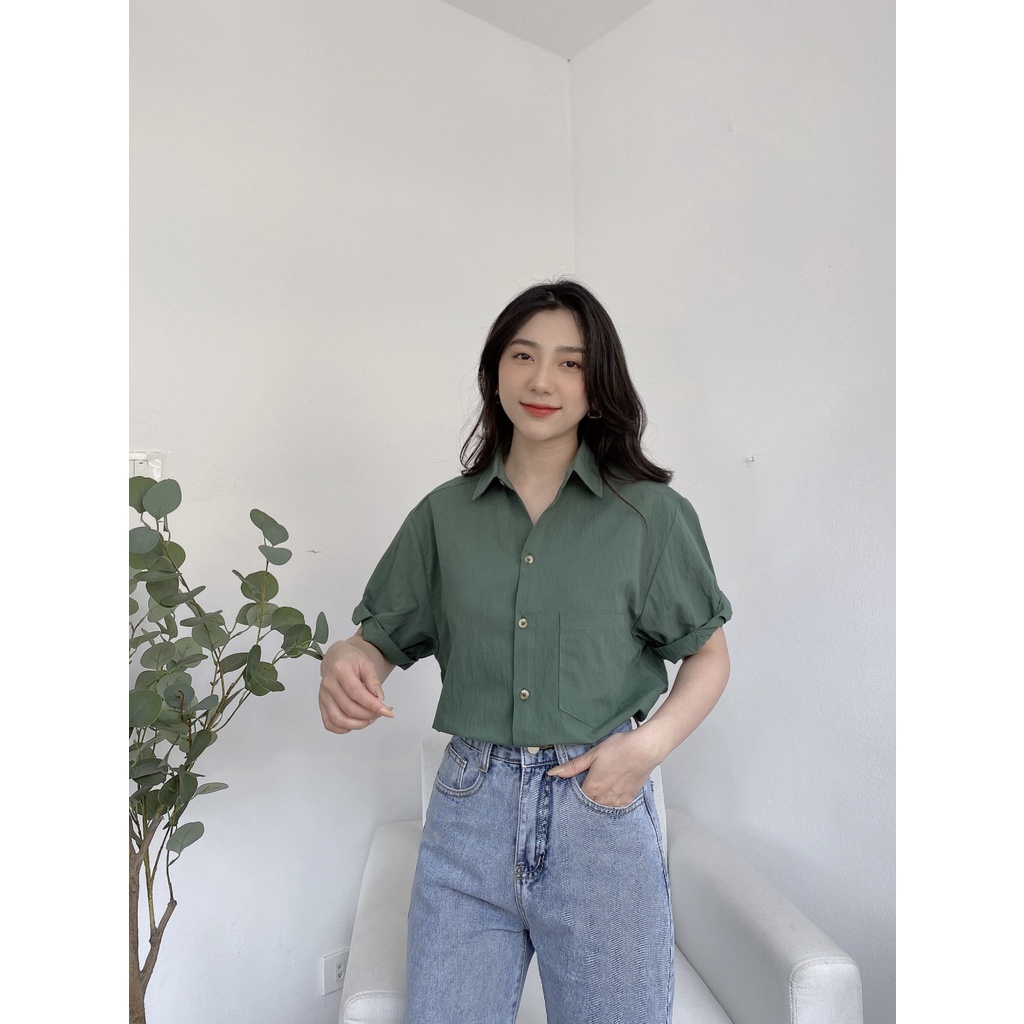 ÁO SOMI CỘC TRƠN XẮN TAY