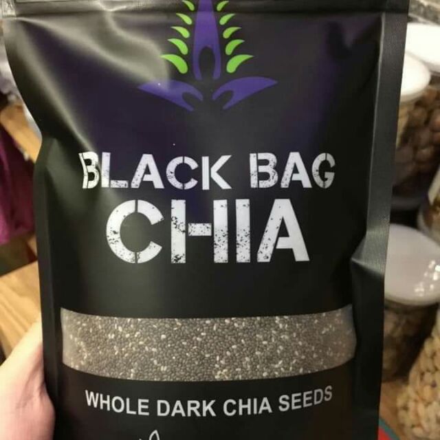 HẠT CHIA ÚC EM Super Foods Black Bag Chia . Combo 2 túi 1kg ( túi 500gr)