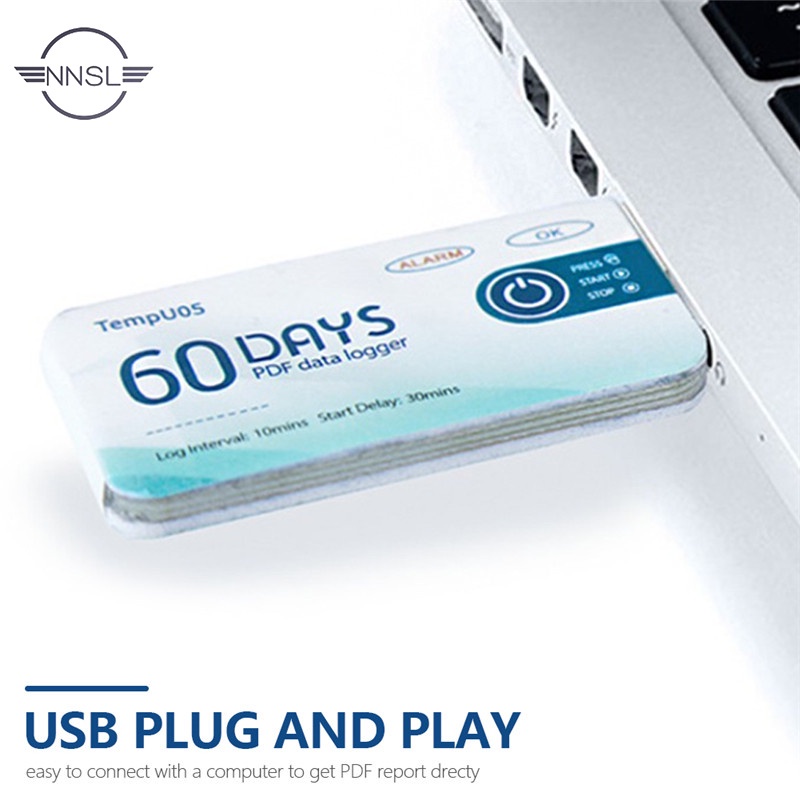 Máy Ghi Nhiệt Độ 60 Ngày Usb Dùng Một Lần Tiện Dụng