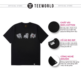 Áo thun Teeworld Nguyen Van Dui - Dui Idol T-shirt Nam Nữ Trắng Đen Form Rộng Unisex