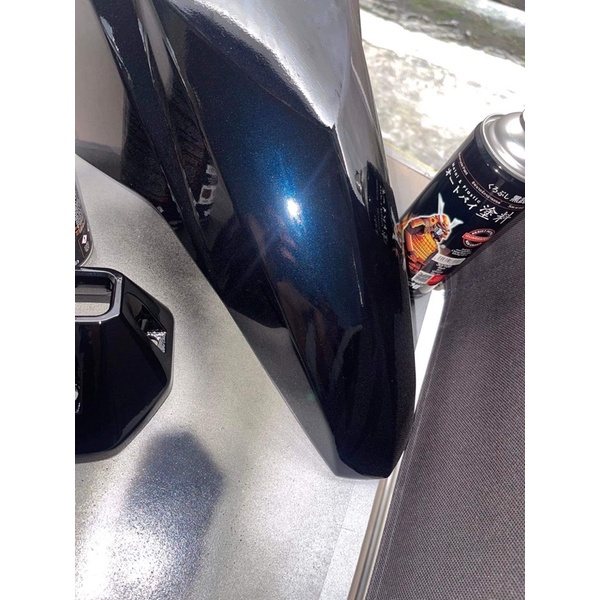 Sơn Xịt Samurai Màu Đen Pha Lê Xanh - Mã H931*