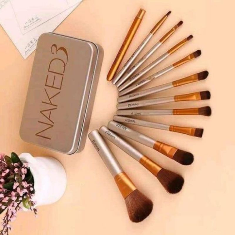 [Freeship]Bộ cọ trang điểm cá nhân Naked3 12 chi tiết