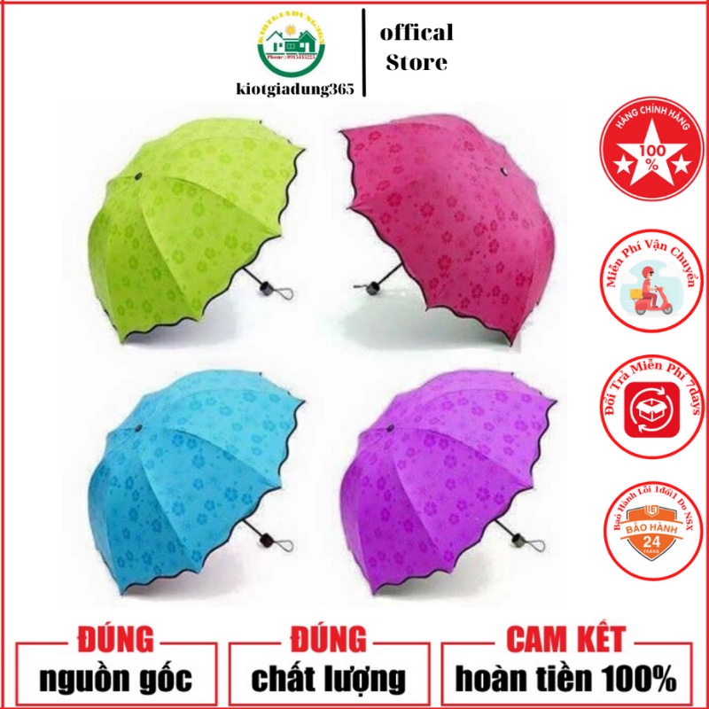 Ô Gặp Nước Nở Hoa Che Nắng Mưa Cao Cấp