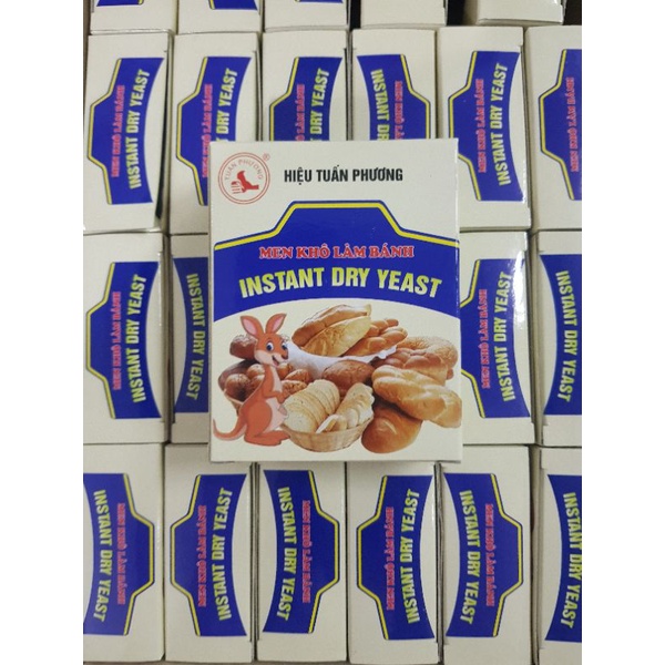 Hộp 5 gói Men khô làm bánh - men bánh mỳ - men lạt - men nở khô