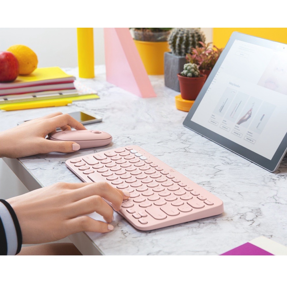 Bàn Phím Không Dây Bluetooth Logitech K380 Multi-Device ( Giảm ồn đa thiết bị, Mac/ PC)