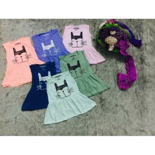 Combo sỉ 20 váy cotton cho bé