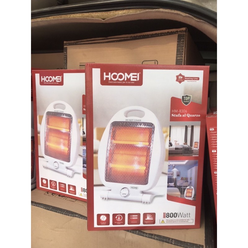 Đèn sưởi HCOMEI 2 bóng 800w