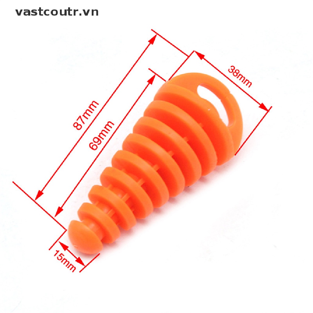 Nút Nhựa PVC Bịt Ống Pô Giảm Thanh Chống Thấm Nước Cho Xe Mô Tô Địa Hình