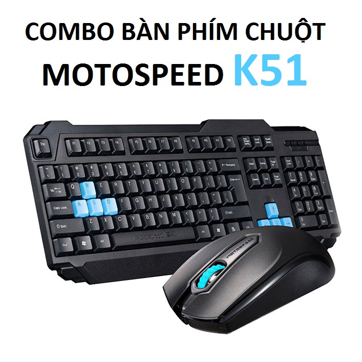 Combo Bàn phím và chuột dành cho game thủ Motospeed S51