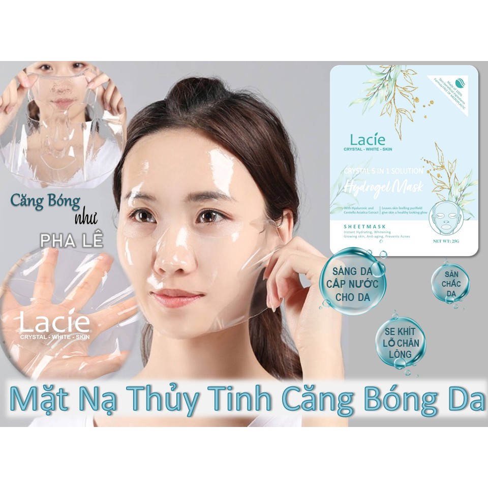 Mặt nạ sinh học băng lạnh thủy tinh căng bóng da  (3 miếng) x 25g