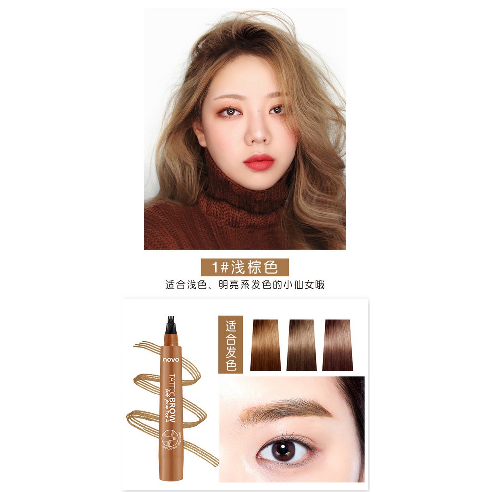 Chì kẻ mày NOVO sợi 4D chất lượng cao | BigBuy360 - bigbuy360.vn