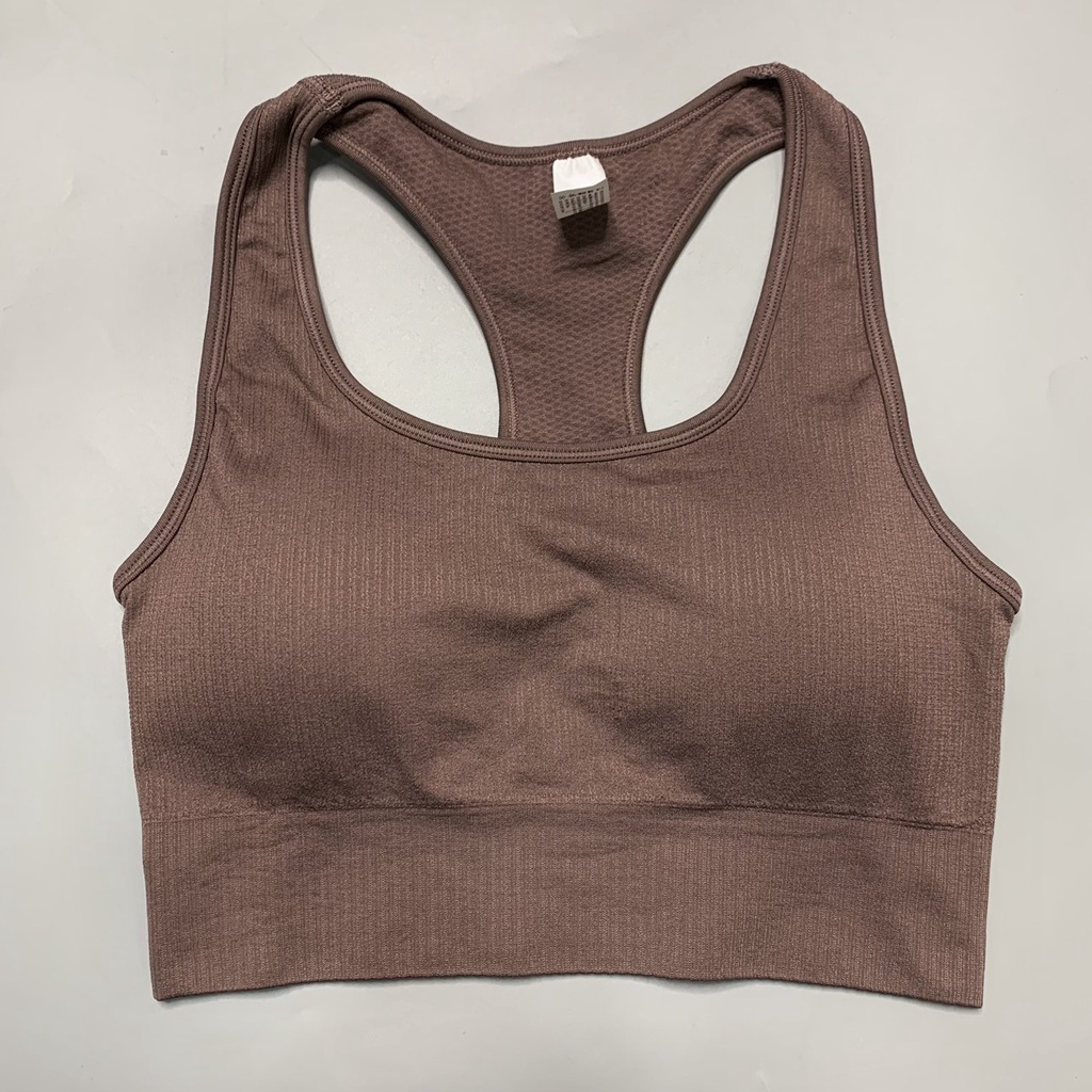 Áo Bra Thể Thao Tập Gym Yoga 90D Dáng 3 Lỗ Vải Thun Dệt Kim Co Dãn Tốt - BR0292