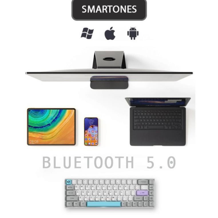 Bàn phím cơ Akko 3084 Silent – Bluetooth 5.0 – Led trắng