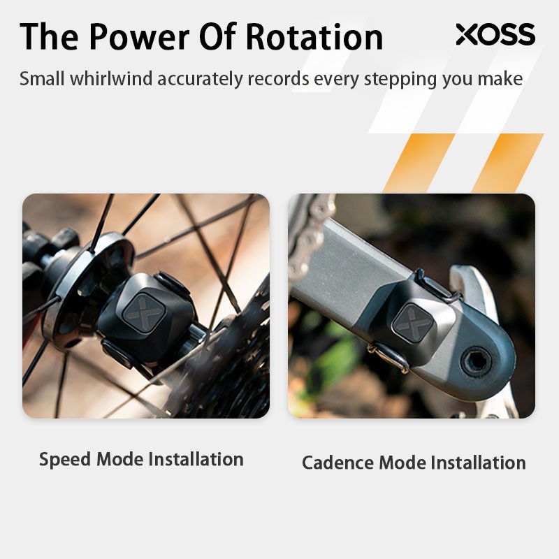 XOSS VORTEX Đạp xe Máy tính Đồng hồ tốc độ Cảm biến nhịp ANT Bluetooth Cảm biến MTB Xe đạp đường bộ