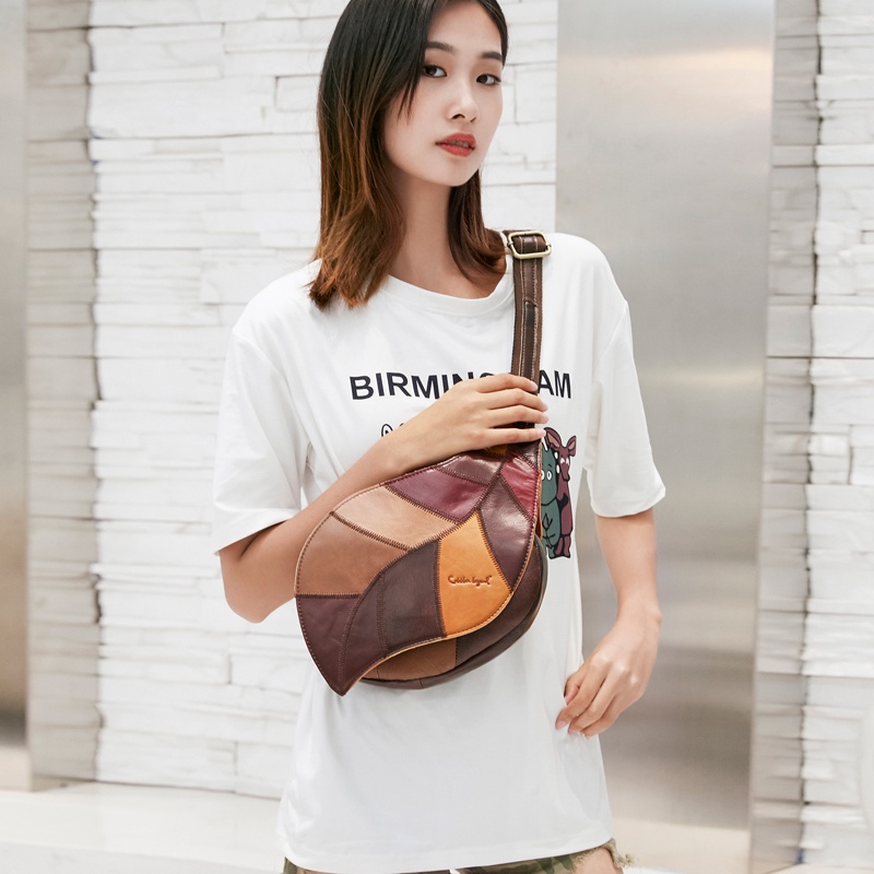 Túi đeo chéo COBBLER LEGEND từ da phong cách retro thời trang dành cho nữ
