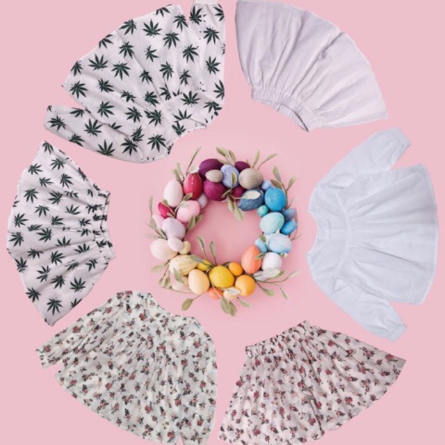 Set hoa Cotton thiết kế cho bé yêu