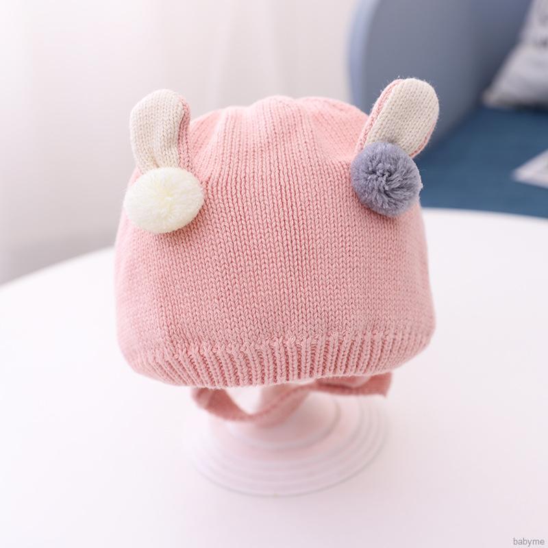 Mũ len trong lót cotton trùm tai giữ ấm mùa đông dành cho bé