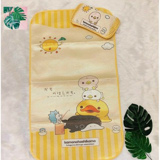 Bộ chiếu điều hòa muslin tree kèm gối cho bé yêu, chất liệu sợi lụa độ mềm dẻo cao