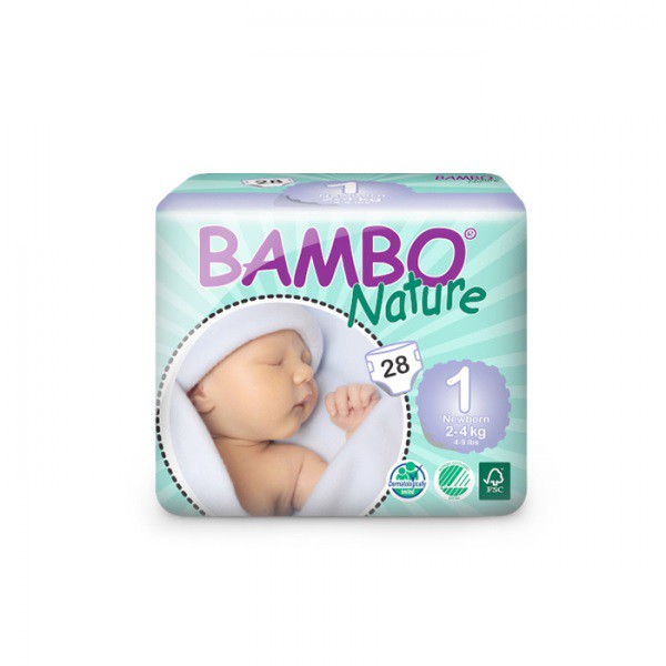 BỈM TÃ DÁN NHẬP KHẨU CHÂU ÂU THƯƠNG HIỆU BAMBO NATURE (ĐAN MẠCH), SIZE: NB28, S30, M66, L60, XL54.