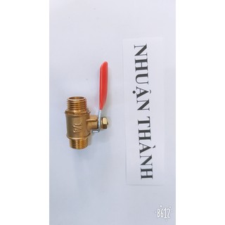 Khoá van hơi đồng 1/4 loại không đuôi chuột