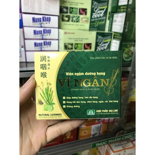 Viên ngậm dưỡng họng Vĩ ngân Hoa linh