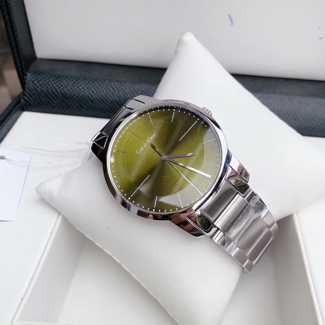 Đồng Hồ Calvin Klein Nam K2G2G14L City Green Dial Men’s Watch