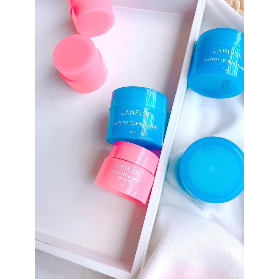 COMBO MẶT NẠ NGỦ MẶT VÀ NGỦ MÔI LANEIGE MINISIZE