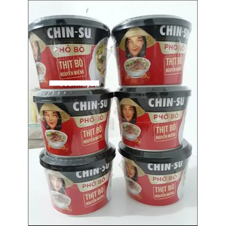 6 Tô Phở Bò CHINSU (có thịt) 132gr