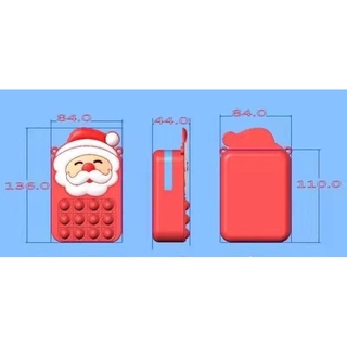 Túi pop it ông già Noel