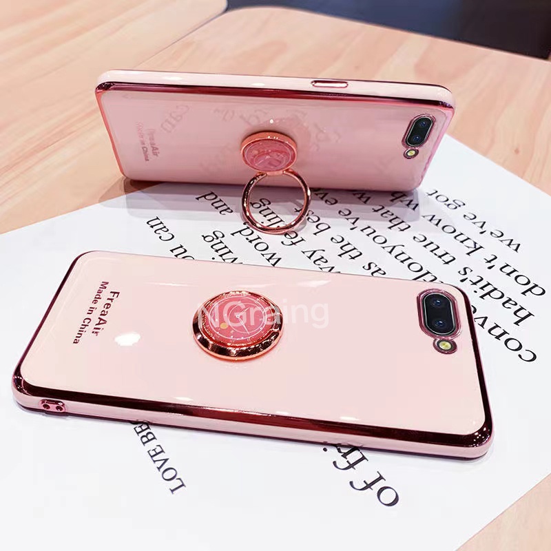 Điện Thoại Ốp Lưng Đồng Hồ Có Nhẫn Đỡ Cho vivo y16 y22 y22s v25e 4g y35 2022 v25 v25pro 5g