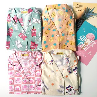 [SIZE 45-62kg] Set Đồ Bộ Ngủ Nữ Pijama - KATE VIỀN ĐÙI