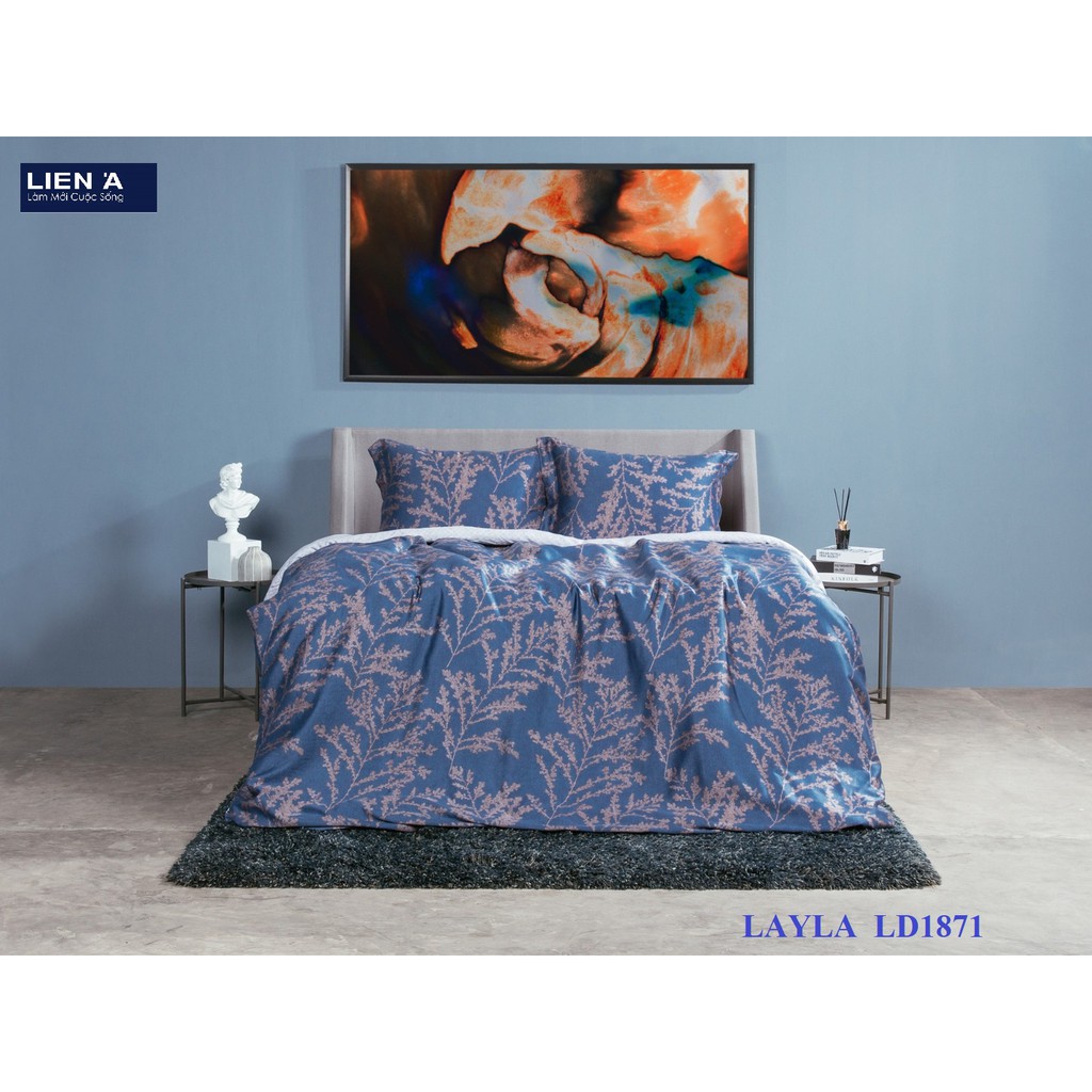 Bộ chăn ga Tencel cao cấp Liên Á 180x200cm