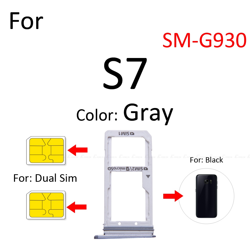 Khay Đựng Thẻ Sim Cho Điện Thoại Samsung Galaxy S7 Edge G930 G935