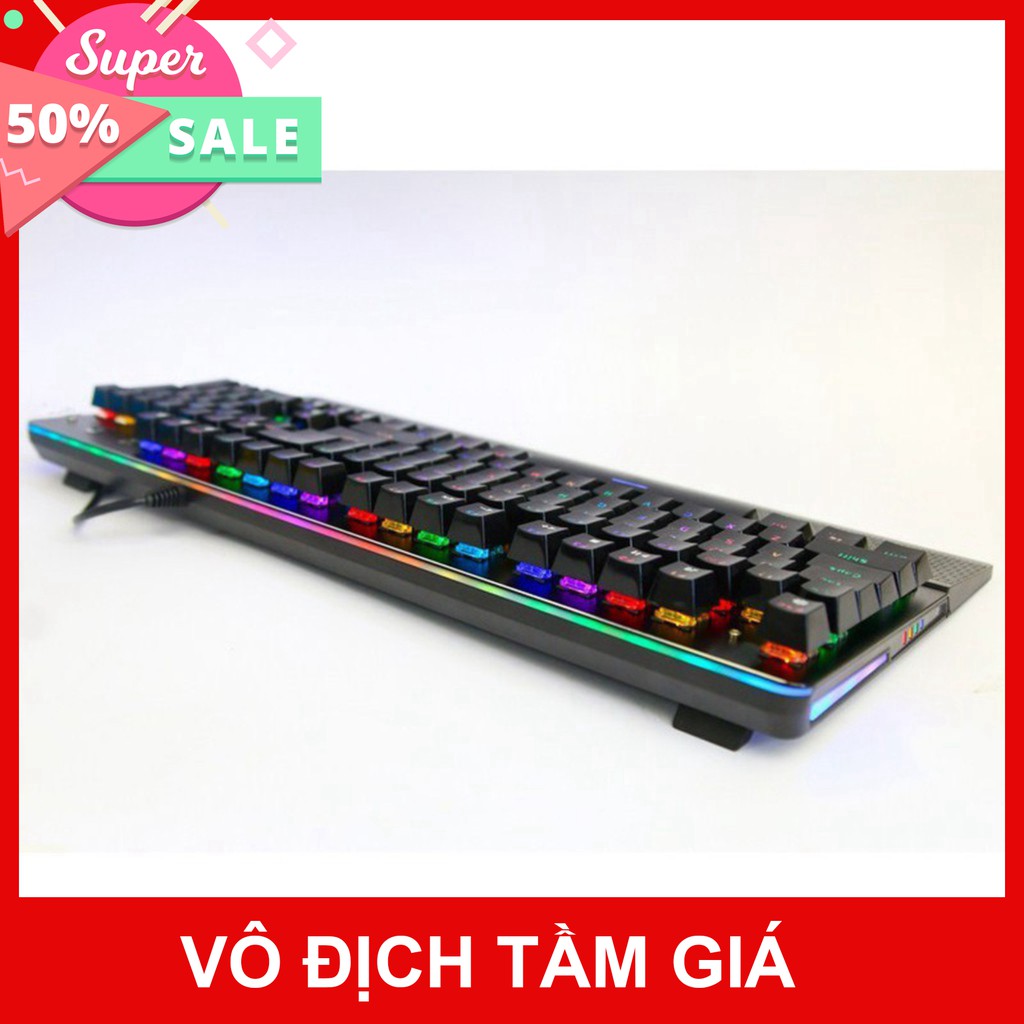 Bàn phím cơ gaming Fuhlen S Subverter led RGB - Blue Switch Black - Chính hãng - Có tem chống hàng giả