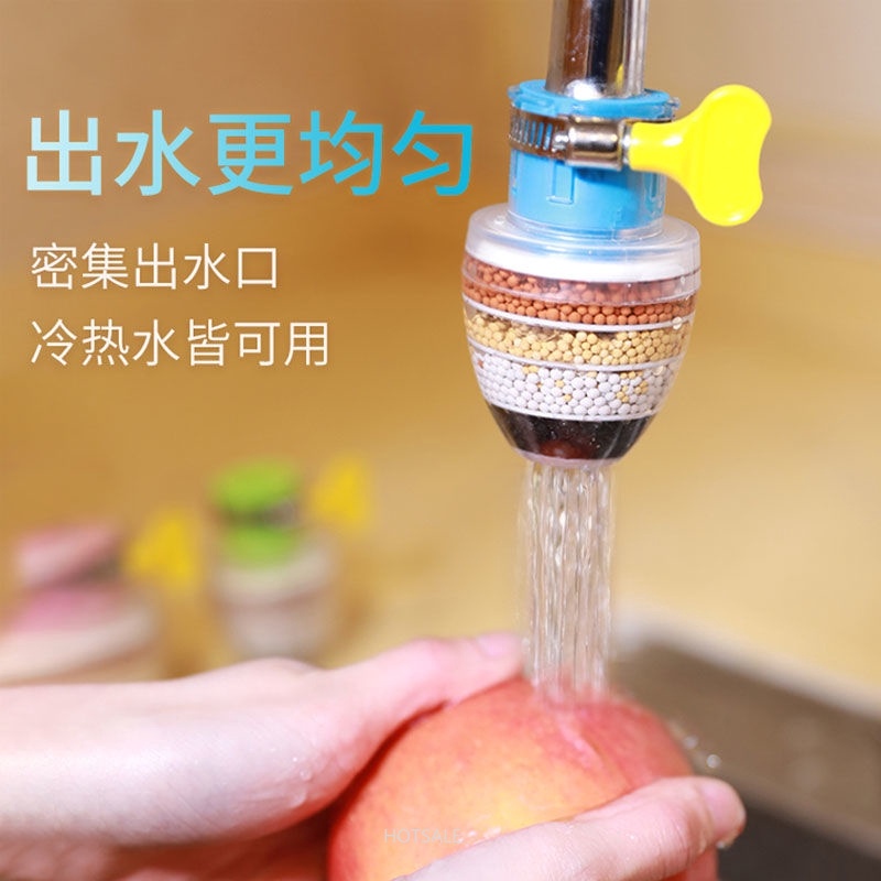 Đầu lọc vòi nước bằng than hoạt tính chống văng tiết kiệm nước phổ biến cho nhà bếp