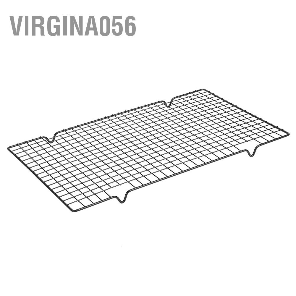 Virgina056 Multifunctional Stainless Steel Nonstick Barbecue Grills Cooling Rack Grid Baking Net
