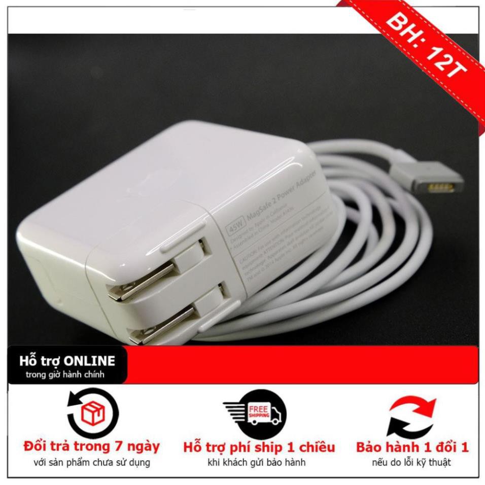 BH12TH] Sạc Zin Apple Adapter Macbook 45W Magsafe 2 A1466