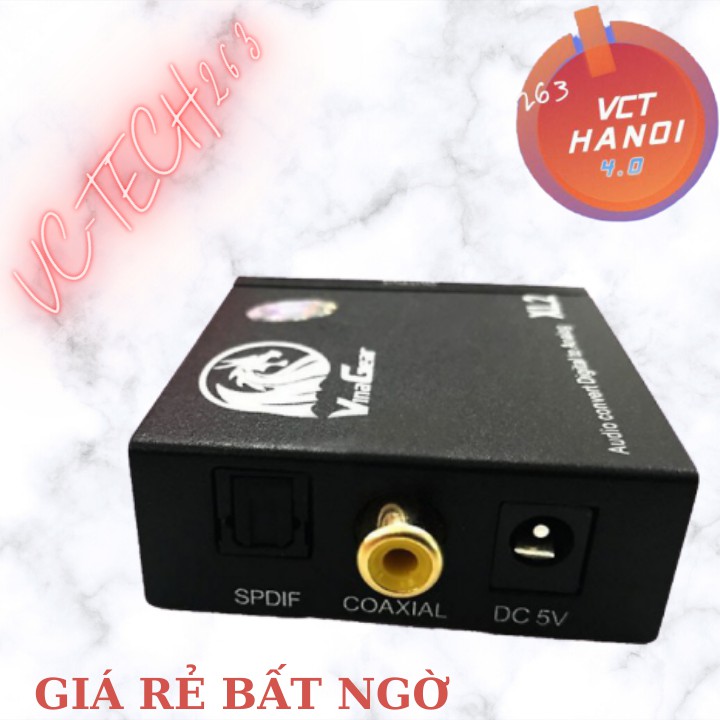 Bộ Chuyển Âm Thanh TV 4K Quang Optical Sang Audio AV ra Amply + Cáp optical - Bộ chuyển đổi tín hiệu quang có cổng 3.5