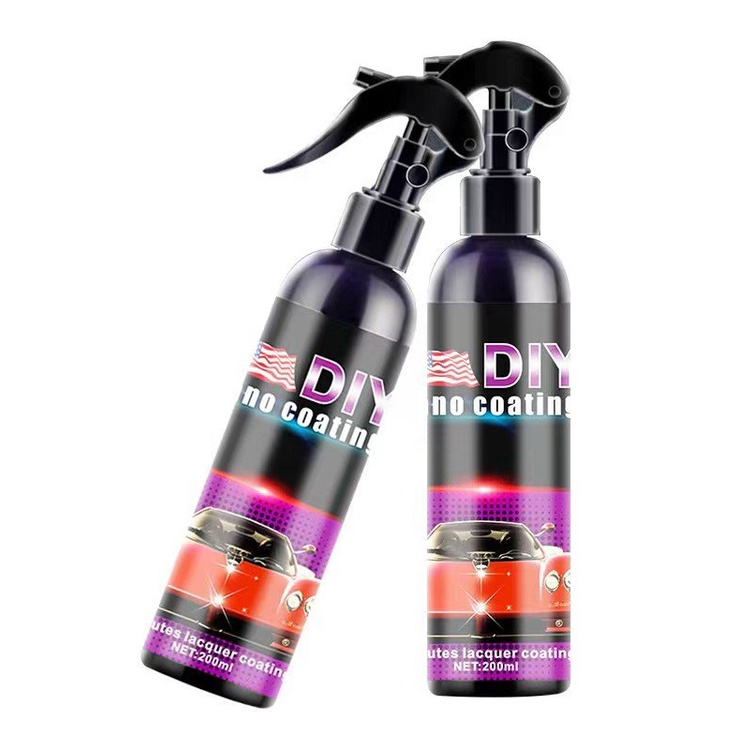 Chai xịt phủ nano chống nước kính, phủ bóng sơn xe ô tô - Chống nước bề mặt kính cận, kính mũ - DIY Nano 200ml