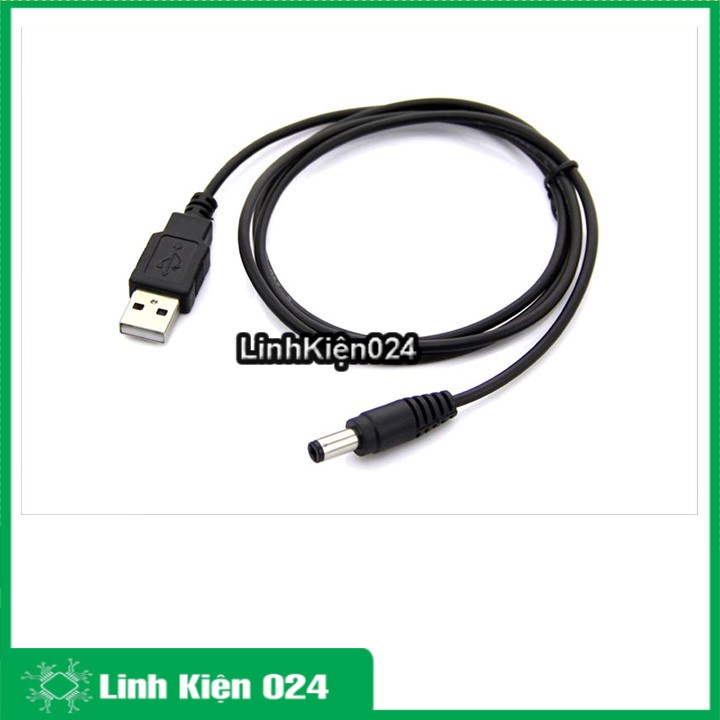 Dây Cáp USB To DC 5.5x2.1mm | BigBuy360 - bigbuy360.vn