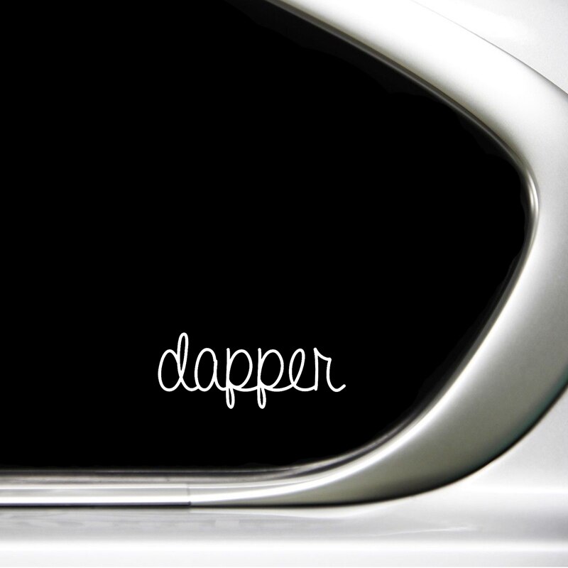 Đề can vinyl đồ họa chất lượng cao chữ Krapper 16x6.5cm trang trí xe hơi