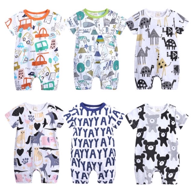 Body cho bé trai bé gái - body kids tales - body cotton xước.