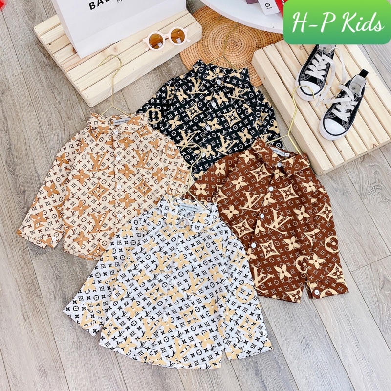 áo sơ mi lụa tằm cho bé trai
