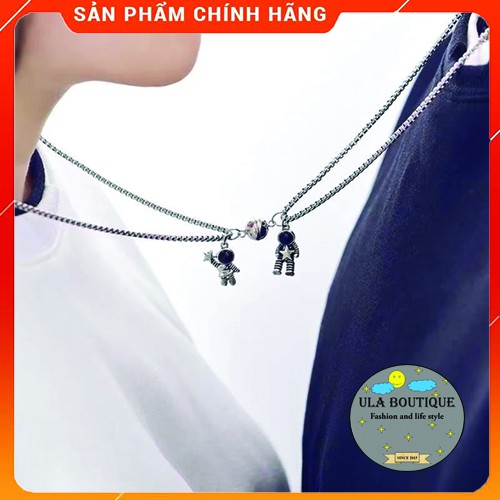 Cặp vòng cổ phi hành gia nam châm ULA BOUTIQUE phong cách cá tính cho các cặp đôi