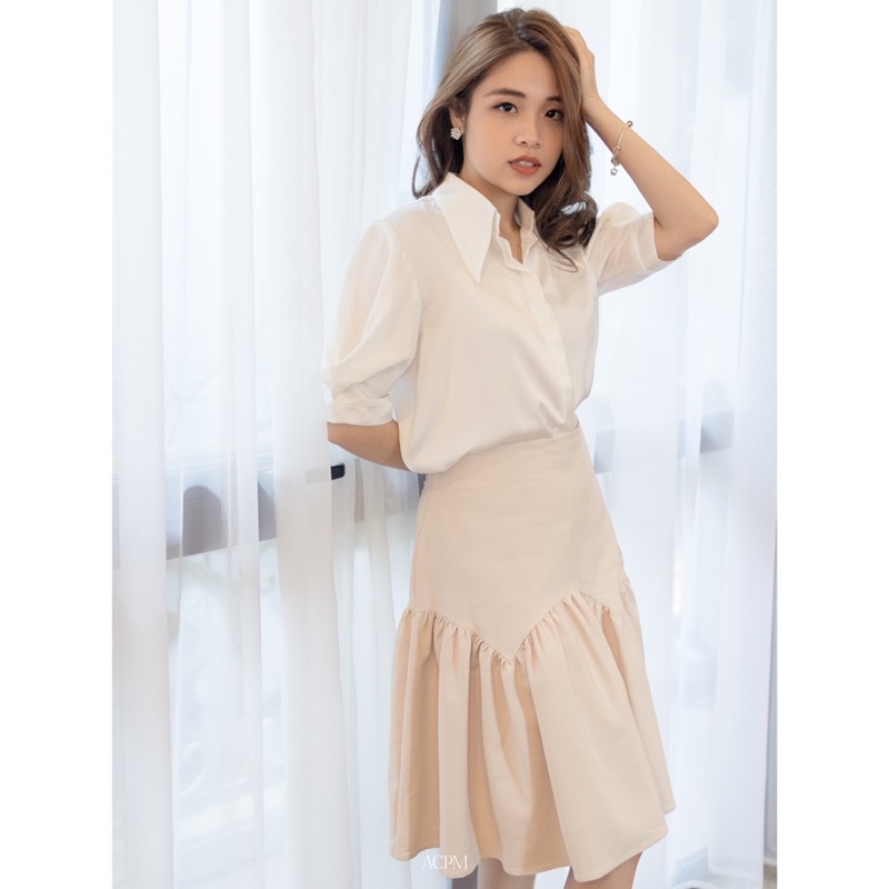 Mia Shirt / Áo sơ mi tay phồng