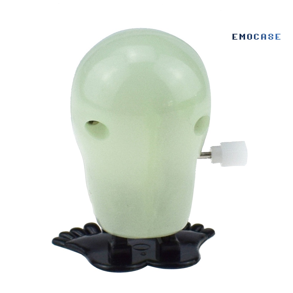 Đồ Chơi Lên Dây Cót Hình Đầu Lâu Kinh Dị Trang Trí Halloween